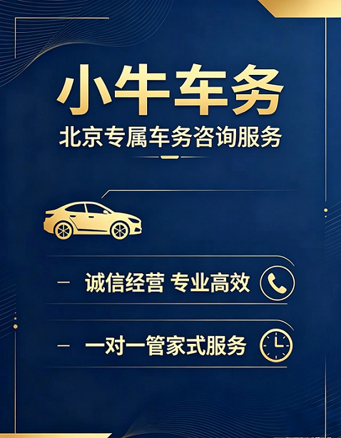 小牛车务 北京专属车务咨询